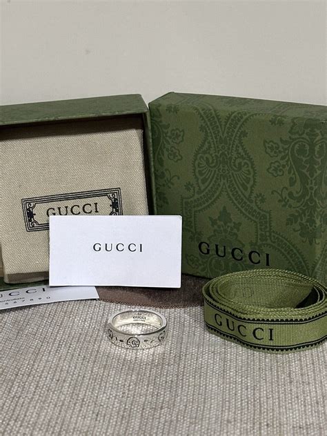 Gucci Ghost Ring Ag925 ( Size 24 ) .